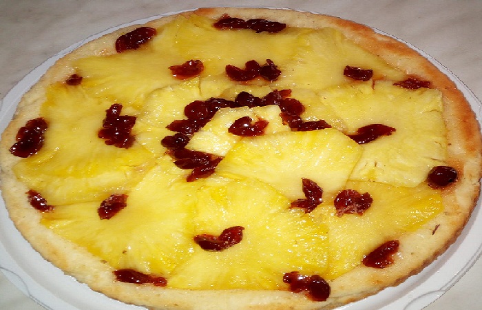 Torta limone e ananas