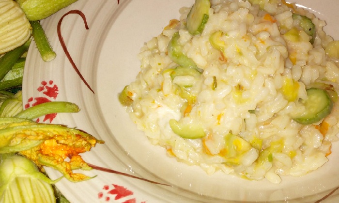 Risotto con zucchine